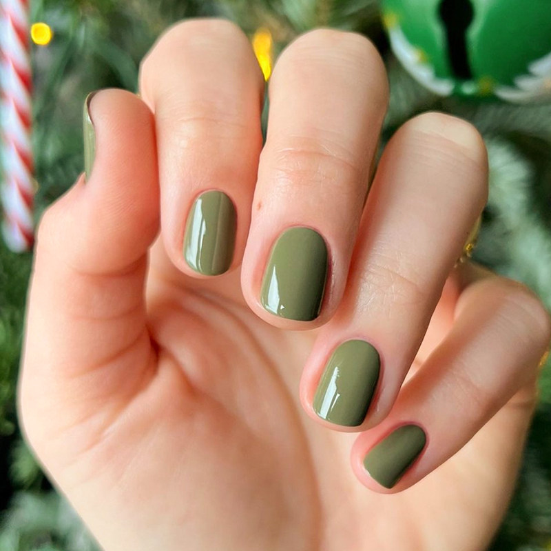 美国ZOYA指甲油10free配方ZP1103 Cooper经典迷彩绿色军绿抹茶绿