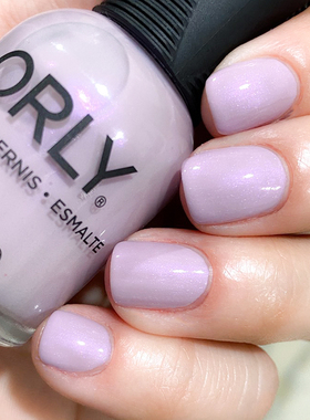 ORLY指甲油12free春夏新色2000038香芋浅紫色珠光淡气质丁香紫色
