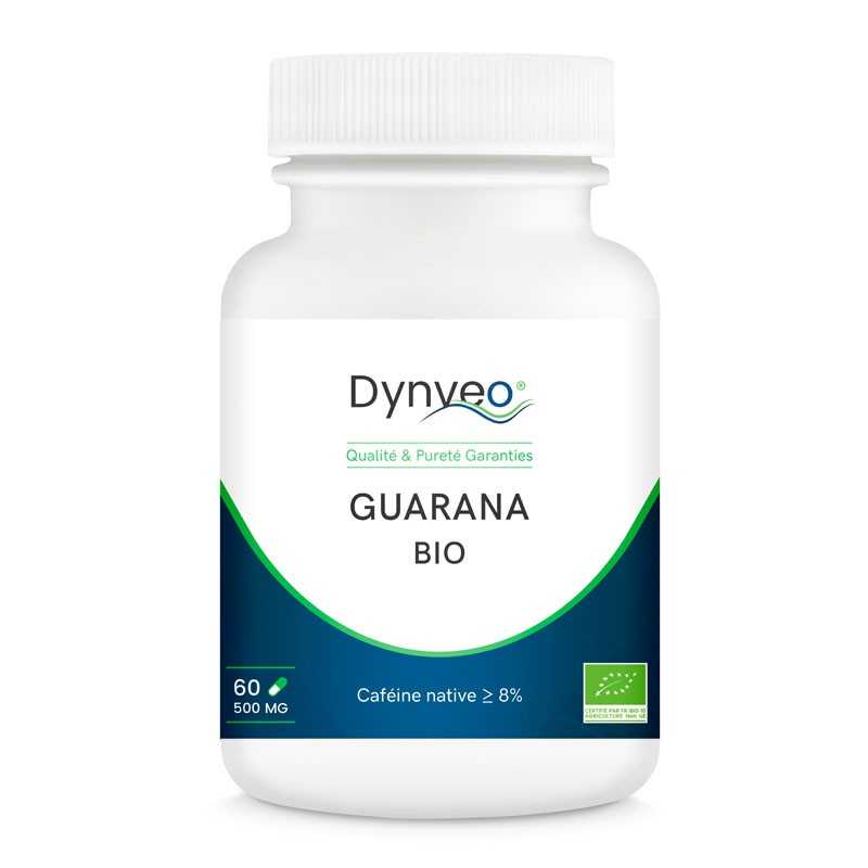 现货法国正品采购Dynveo Guarana加快脂肪代谢浓缩有机瓜拉那60粒