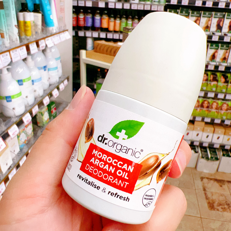 澳洲原装进口dr.organic坚果油止汗露腋下香体剂除异味狐臭正品