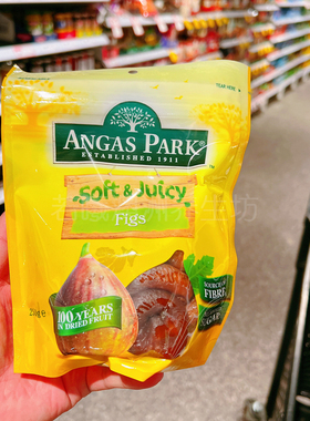 澳洲原装进口angas park无花果干无添加孕妇儿童零食250g水果干