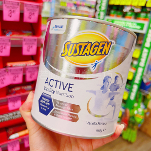 澳洲进口雀巢Sustagen Active活力运动脱脂营养奶粉960g全家成人