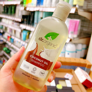 澳洲原装进口dr organic椰子洗发水清洁柔顺蓬松顺滑洗发露265ml