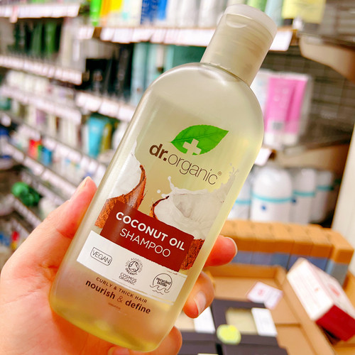 澳洲原装进口dr organic椰子洗发水清洁柔顺蓬松顺滑洗发露265ml