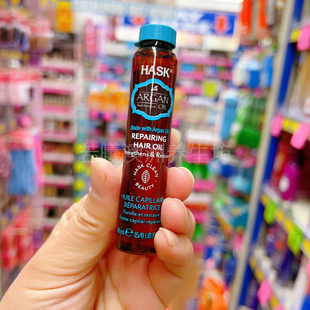 澳洲进口正品hask护发精油角蛋白安瓶阿甘油毛躁染烫损伤护理焗油