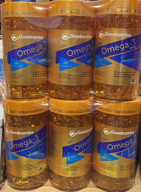 澳洲原装进口Goodcombo深海鱼油胶囊眼睛omega3