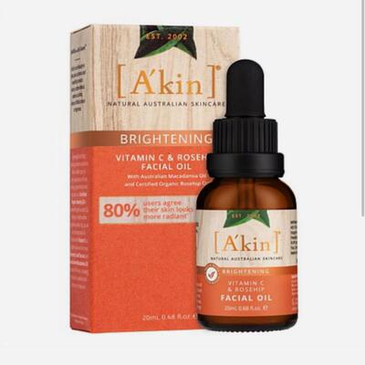 澳洲原装进口AKIN护肤油玫瑰果精华+维他命C润肤油滋养嫩肤20ml