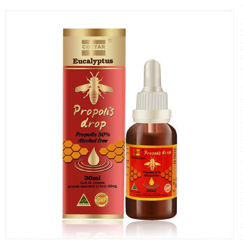 澳洲Costar 天然蜂胶滴液滴剂30ml 口腔 鼻子 咽喉