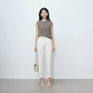 升级高密弹力不易皱直筒九分西裤 裤 经典 王来了 LORRAINE