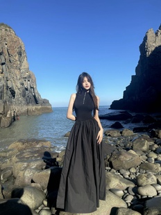 修身 morning 拉链口袋运动拖地连衣裙礼服长裙 day 次日早晨next