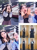 现货 可拆卸毛领棉服马甲 WEEEECHAN次日早晨 章若楠 金靖同款