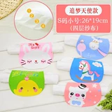 Детское хлопковое полотенце от пота, хлопковый марлевый шарф для детского сада, 0-3-8 лет