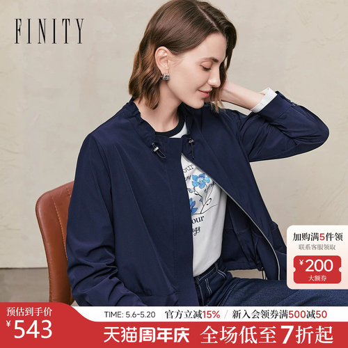FINITY通勤百搭风衣外套