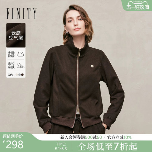 FINITY短外套双拉链立领上衣