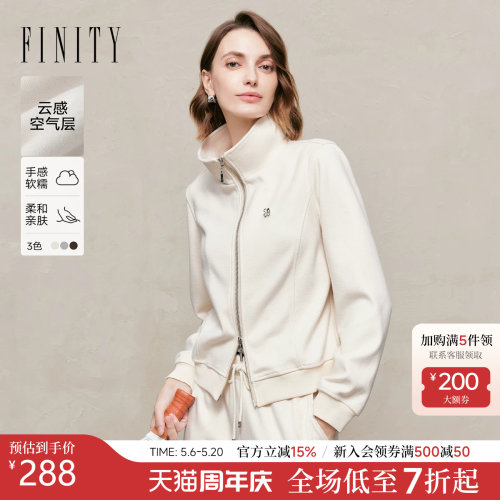 FINITY短外套双拉链立领上衣