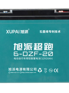 旭派铅酸电动车外接音箱电池