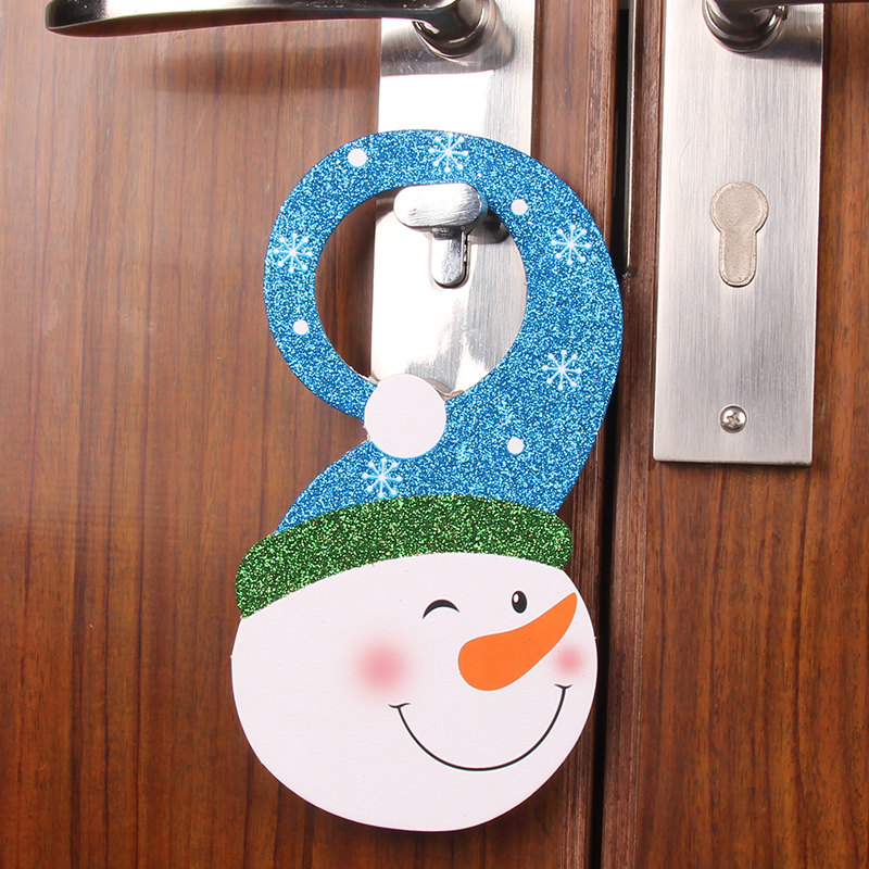 圣诞节装饰品  圣诞用品挂件 氛围布置圣诞门挂 雪人老人圣诞鹿