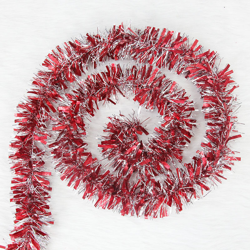 郎森圣诞节毛毛条拉花彩带晚会庆典party装饰圣诞树配饰配件彩条