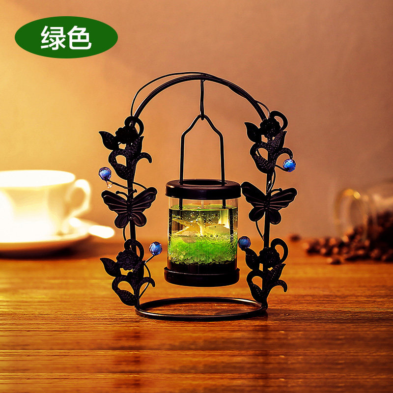 浪漫香薰蜡烛台烛光晚餐道具欧式香薰去味情调温馨小器具