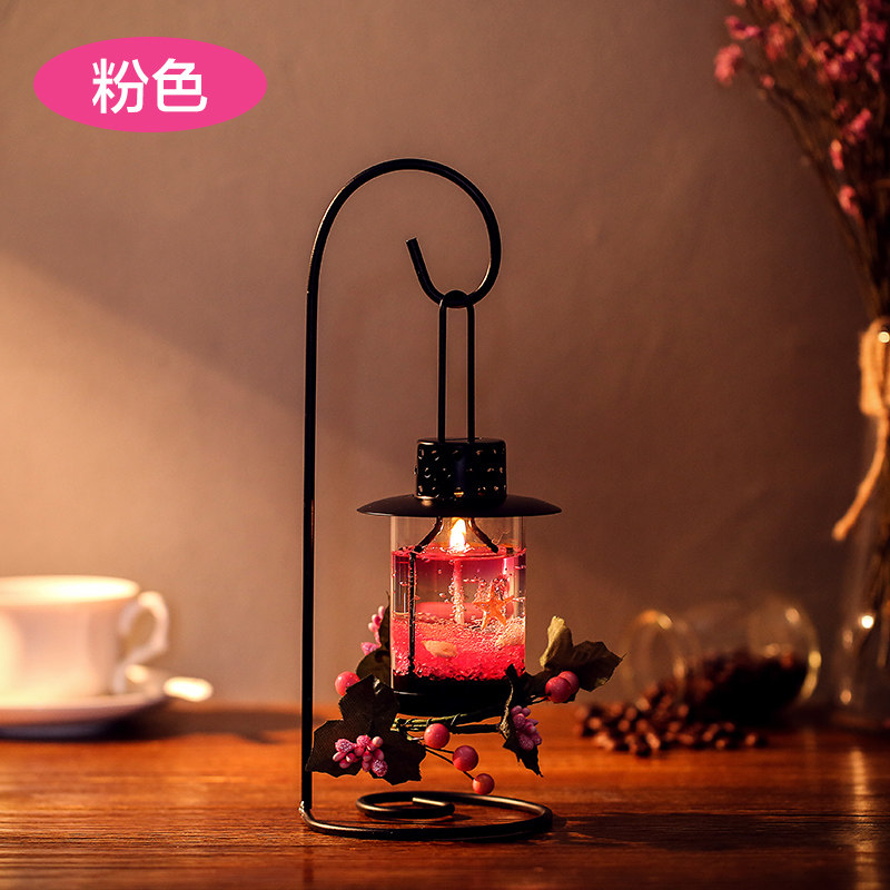 浪漫香薰蜡烛台烛光晚餐道具欧式香薰去味情调温馨小器具