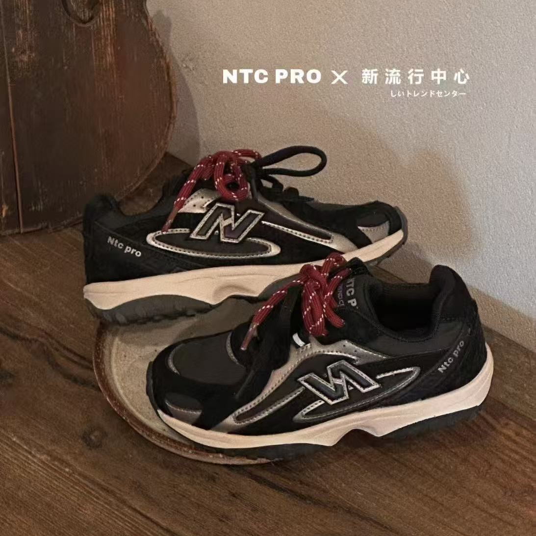 N字洋气魔术贴牛皮运动鞋