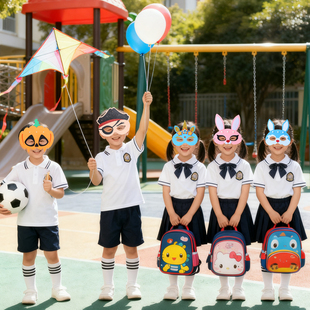 儿童发光头饰幼儿园无纺布动物面具狮子老虎兔子头套演出表演道具