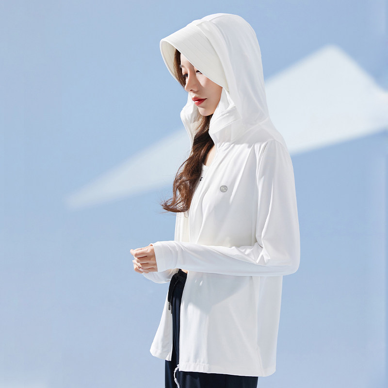 VVC冰氧防晒衣女士新款宽松防紫外线透气凉感防晒服户外长袖外套
