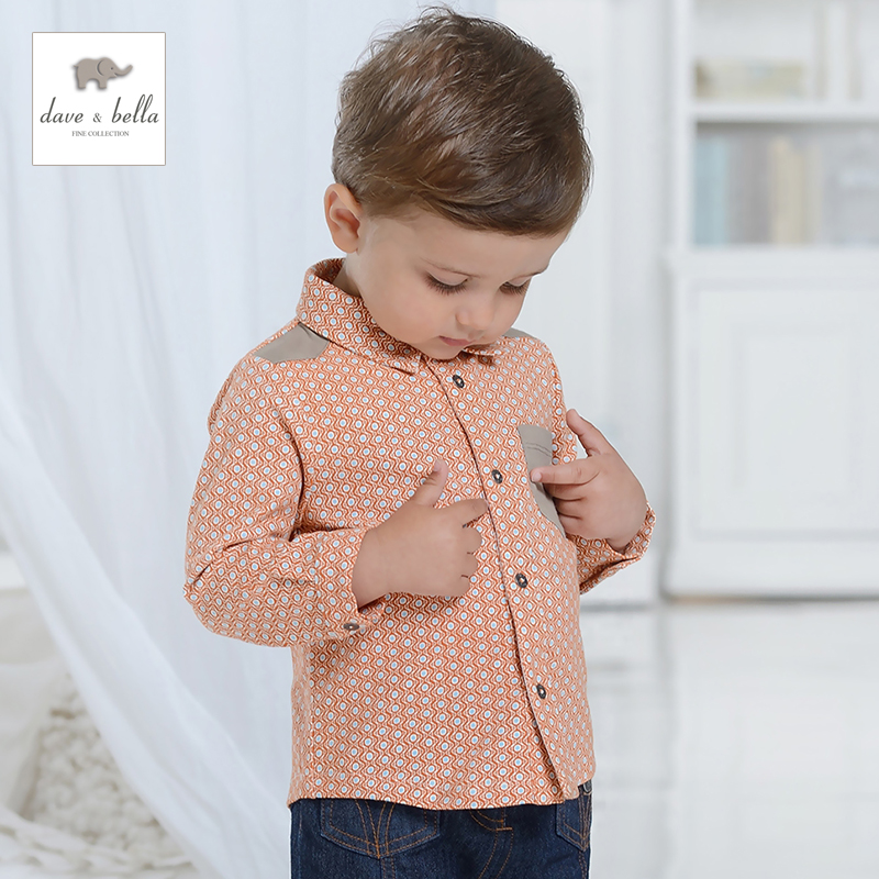Chemise garcon DAVEBELLA à manche longue - Ref 2082232 Image 3