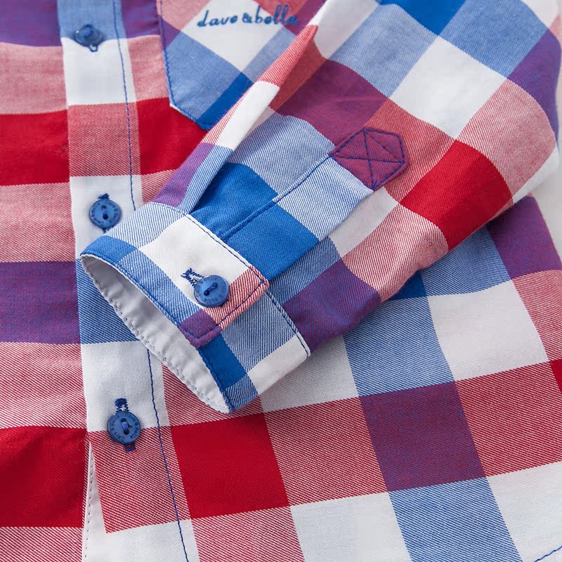 Chemise garcon DAVEBELLA à manche longue - Ref 2082239 Image 5