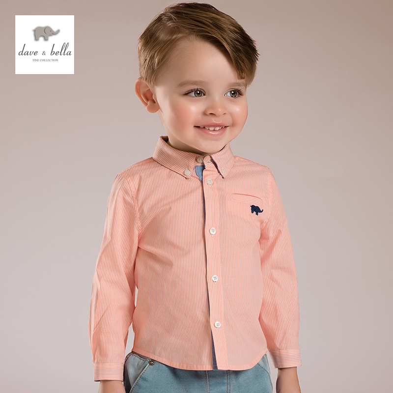 Chemise enfant DAVEBELLA à manche longue - Ref 2084264 Image 1