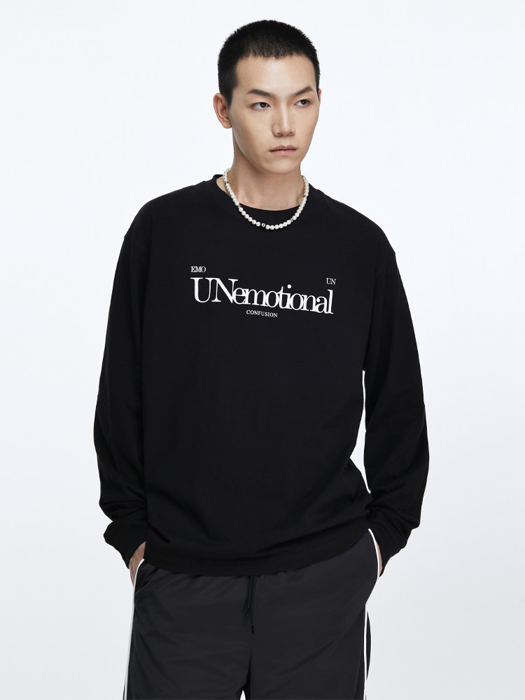 长袖潮男女基础款T恤百搭