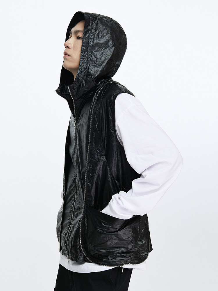 马甲功能性可变成挎包多功能面料