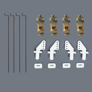 苏27配件航模飞机小配件包舵角调节器拉杆魔术贴支架挂带胶水胶条