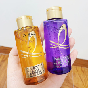 小样100ml 巴黎欧莱雅奇焕精油大金瓶垂顺玻尿酸洗发水露 润发乳
