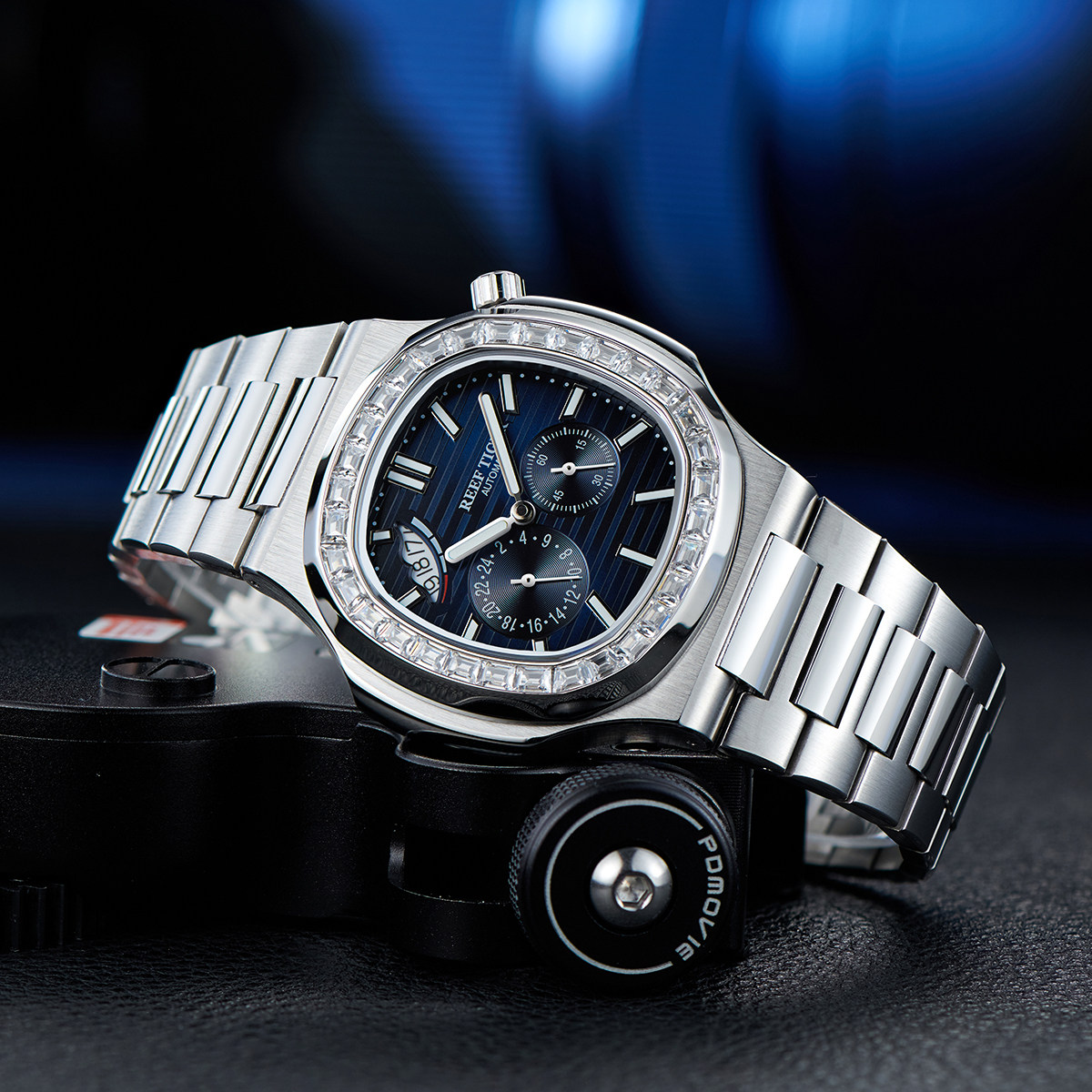 瑞夫泰格鹦鹉螺手表男机械表商务休闲十大名表全自动大表盘男表