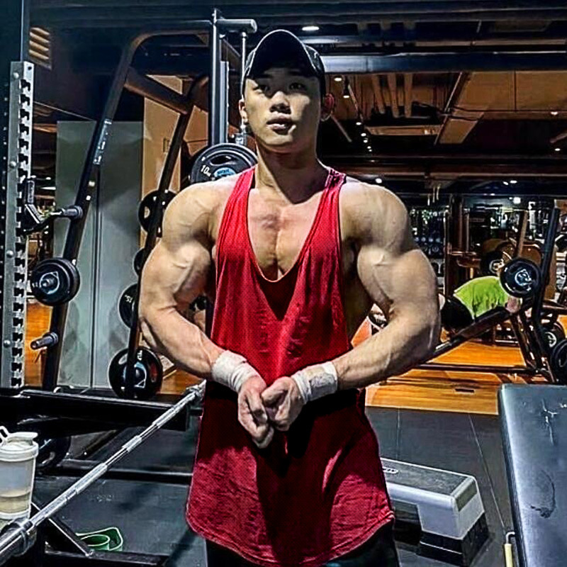 男士网棉布料背心7色可选宽松打底健身篮球运动夏季白色吊带上衣