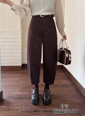 特价DI-SUI秋冬2025新款36011纯色天丝香蕉牛仔裤显瘦休闲裤