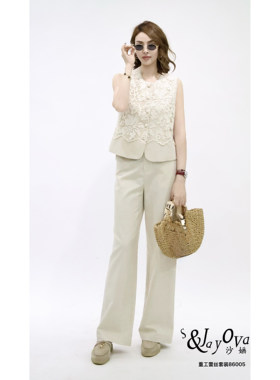 FMF正品2026春夏新款S&Jayova女装86005精致重工刺绣蕾丝两件套