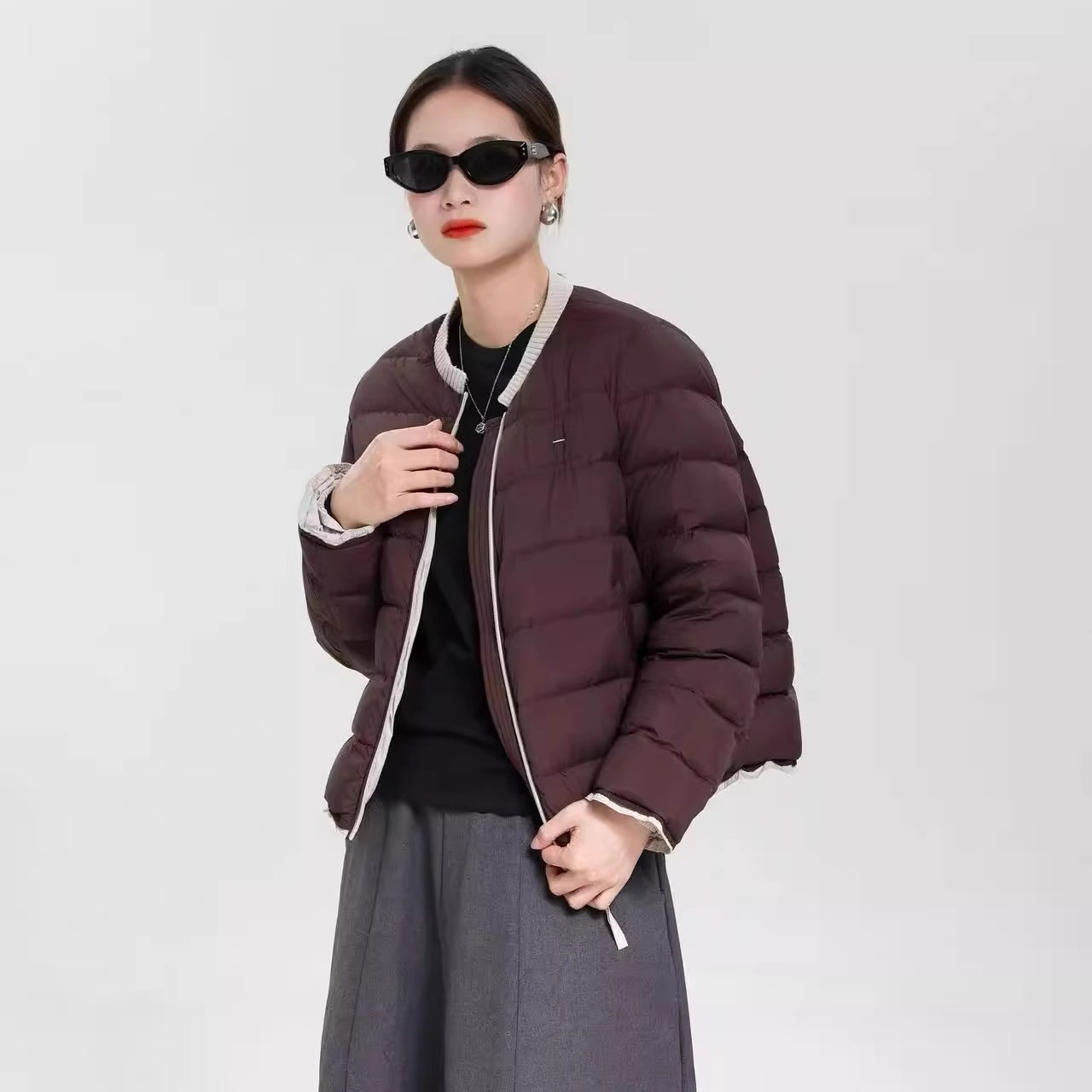 欧货2025秋冬新款短款外套