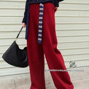 Jayova秋冬88157松紧腰阔腿遮肉休闲裤 FMF正品 女装 2025新款