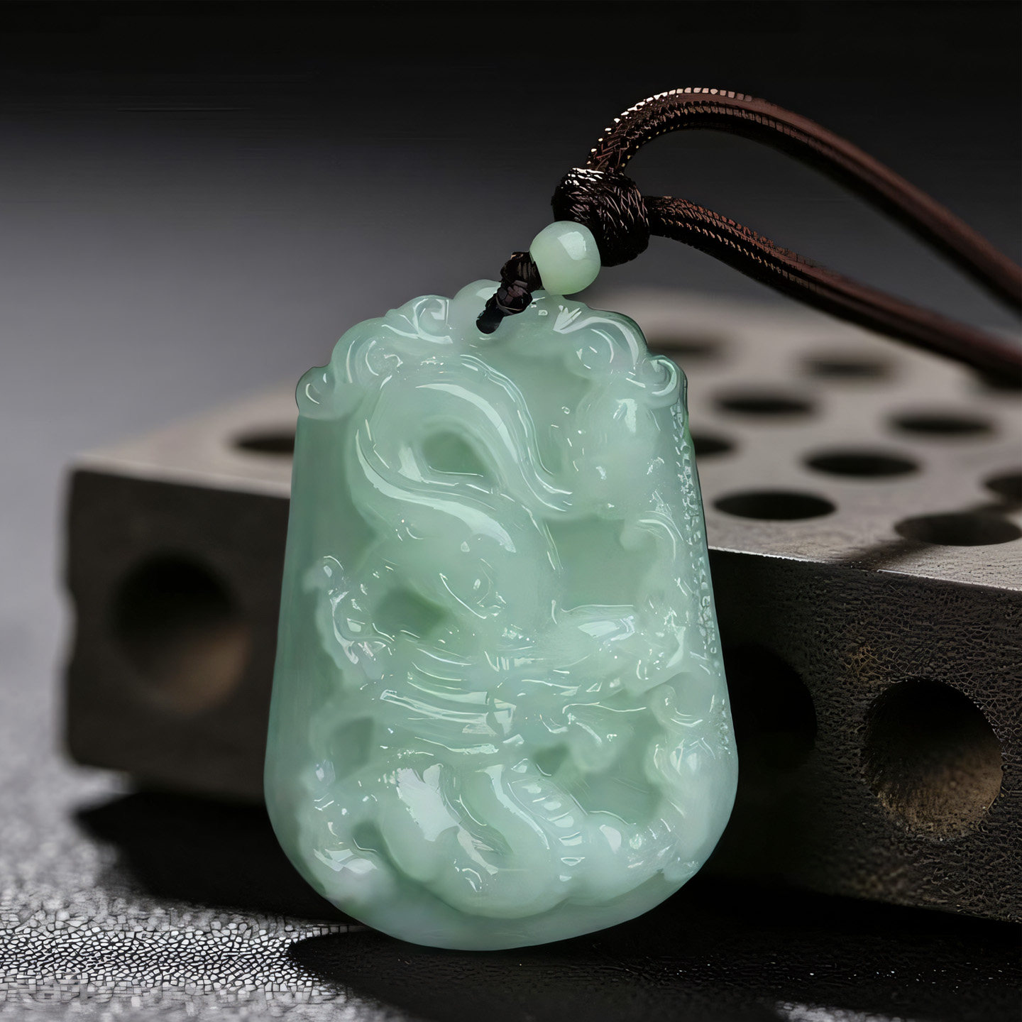 【十二生肖龙吊坠】男女款项链属马本命年蛇虎鼠猴狗守护身符挂件