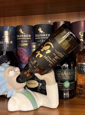 瑞克和莫蒂手办树脂酒架卡通柜台