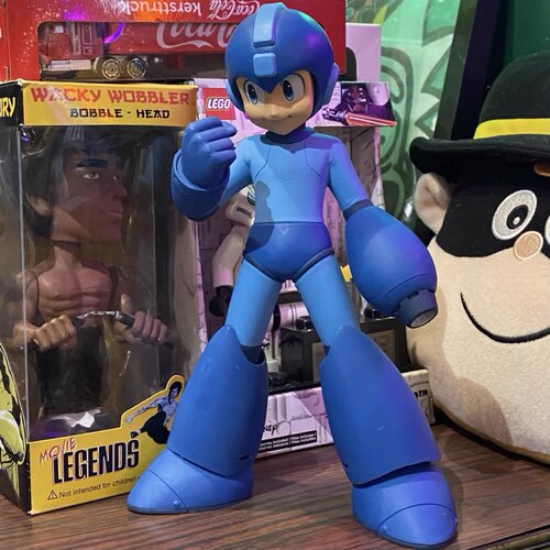 24CM游戏洛克人手办人偶摆件