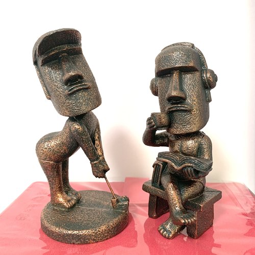 15CM复活节岛石像休闲运动摆件