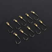 8歪嘴旋转沟12带圈转环14 伊豆鱼钩4 7原装 15号钓渔尹豆勾 5正品