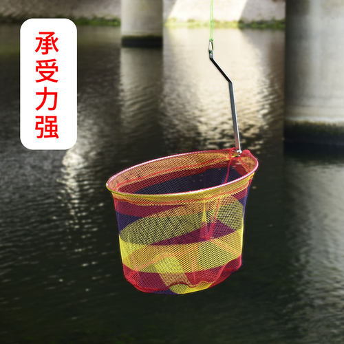 筏钓抄网不锈钢可折叠桥筏网头