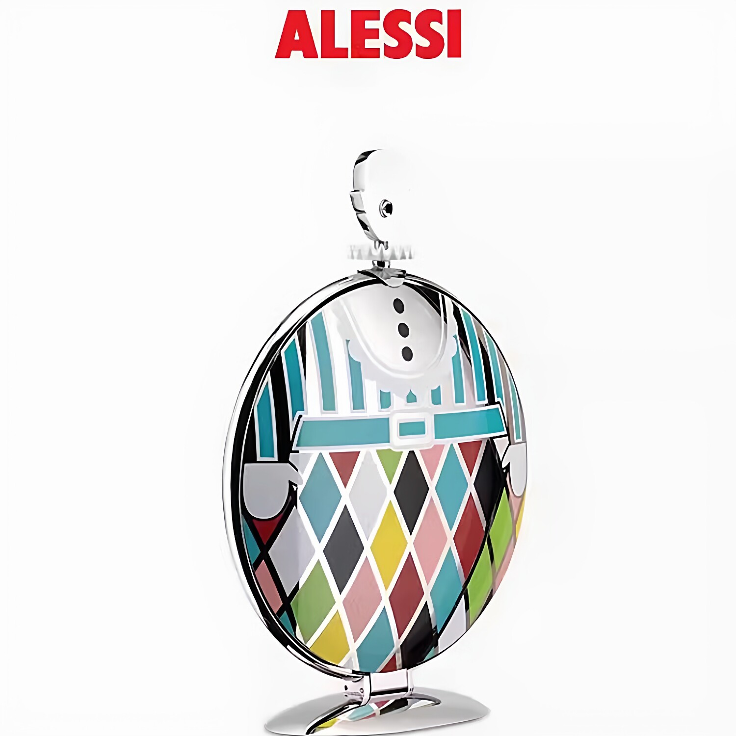 意大利 Alessi Anna彩色双层折叠蛋糕架点心盘水果盘