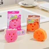 美国ScrubDaddy笑脸擦厨房洗碗海绵擦洗锅魔力擦双面清洁海绵