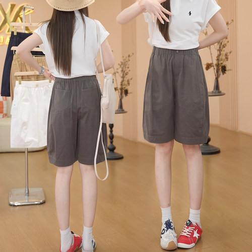 夏季薄款冰感棉休闲短裤女夏外穿