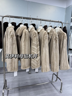 津彩 · 新款女款莫伊利本色水貂 现货 短款貂皮外套